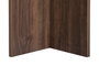 Sablin - Mesa de Comedor Venezia Walnut, 180x90x75 cm, Melamina Nogal, Moderna Escandinava, Capacidad de Carga 70 kg